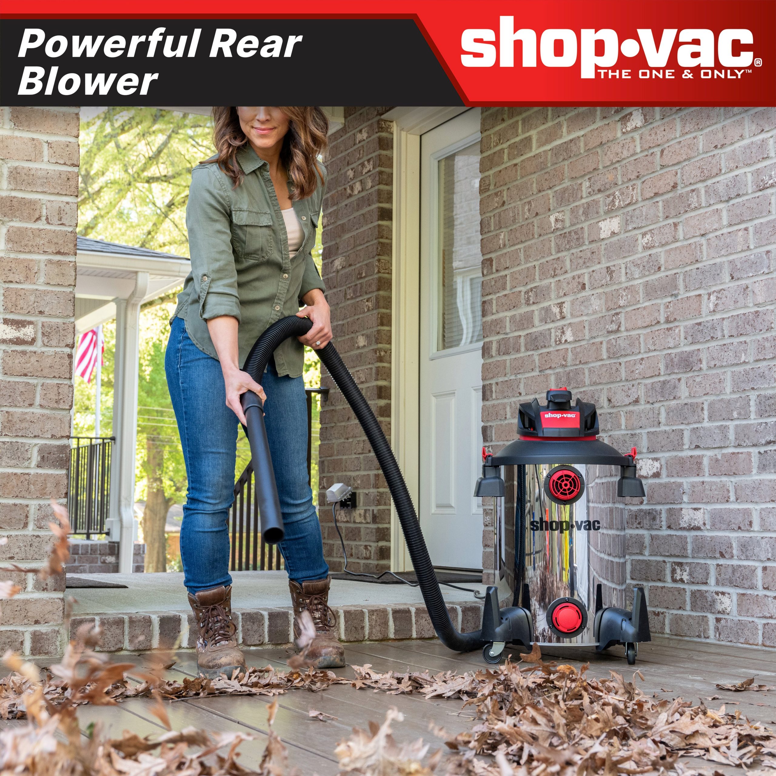 The Shop-Vac® 12 Gallon* 6.0 Peak HP** Stainless Steel Wet/Dry Vacuum - Image 7