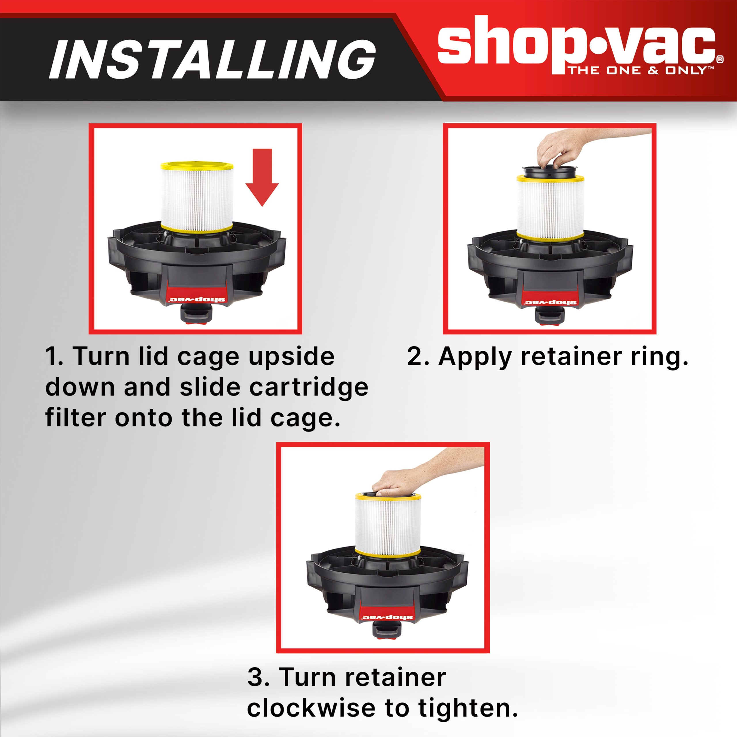 Shop-Vac® Abrasion Resistant HEPA Cartridge Filter - Image 5